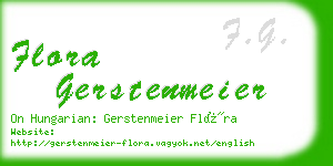 flora gerstenmeier business card